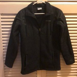 Columbia jacket black youth large